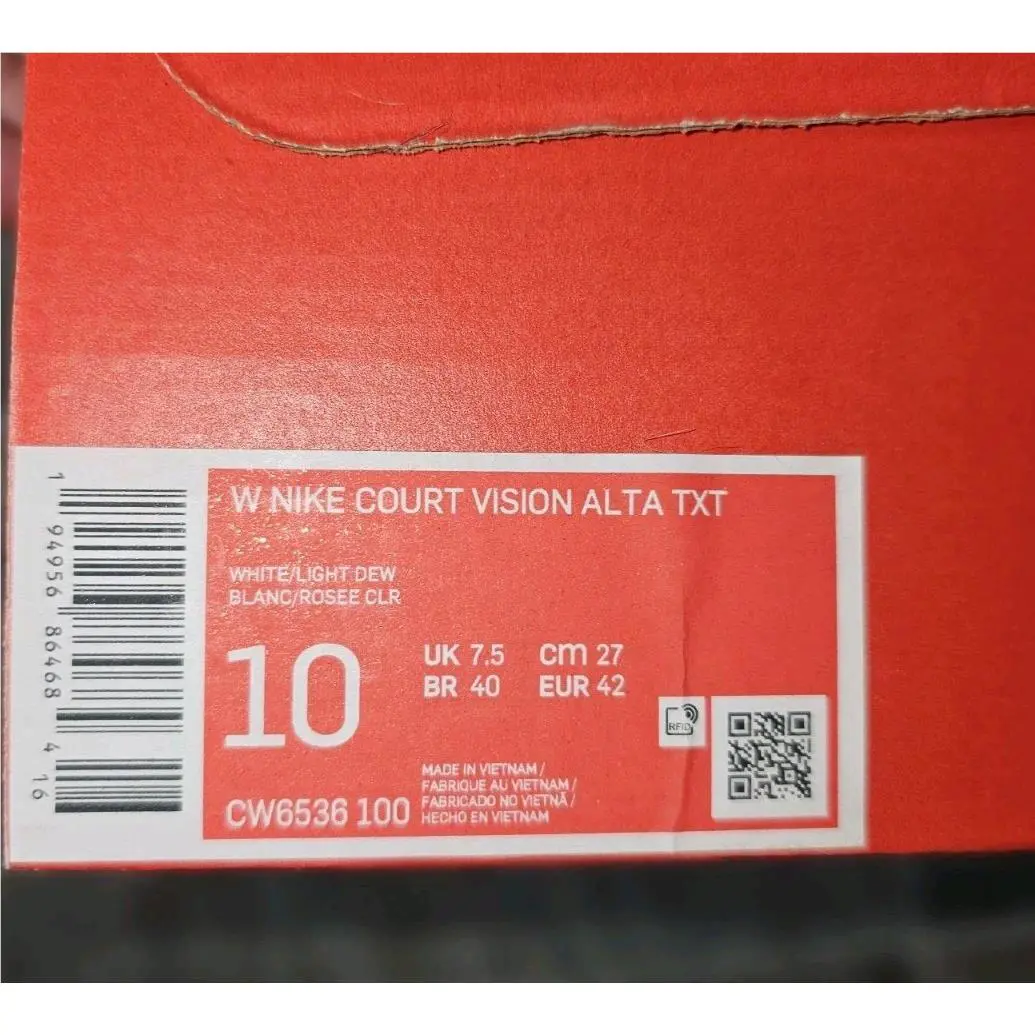 Nike shoes - Nike Court Vision Alta - Court Vision Alta - CW6536-100 - White (UPC: 194956864684) 5
