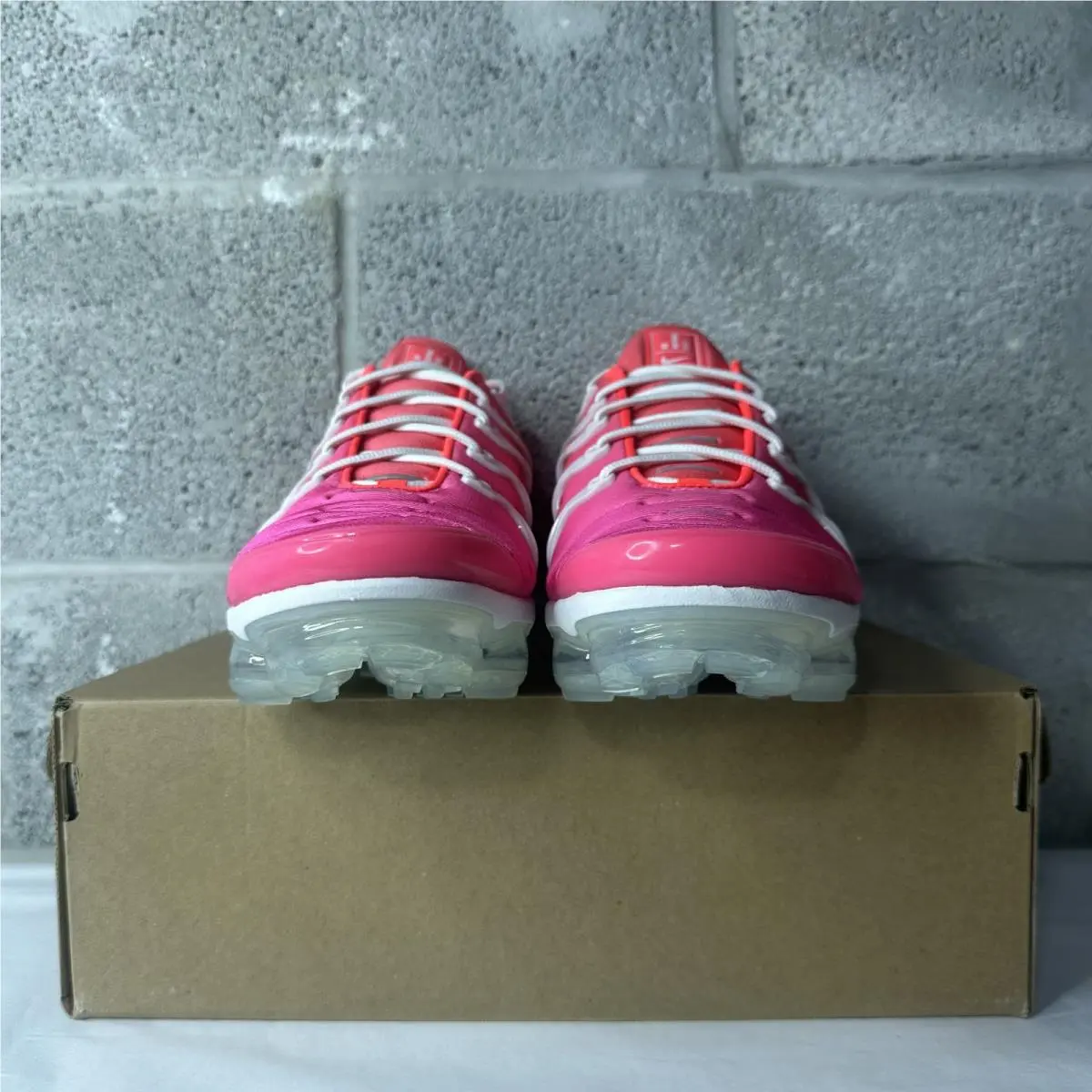 Nike shoes - Nike Air Vapormax Plus - Air Vapormax Plus - CZ7995-001 - Platinum Tint/Flash Crimson 1