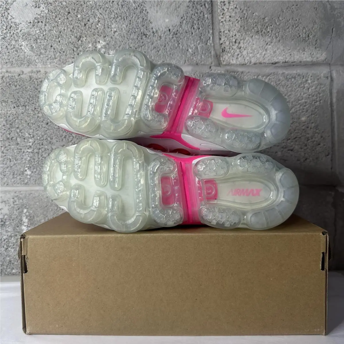 Nike shoes - Nike Air Vapormax Plus - Air Vapormax Plus - CZ7995-001 - Platinum Tint/Flash Crimson 3