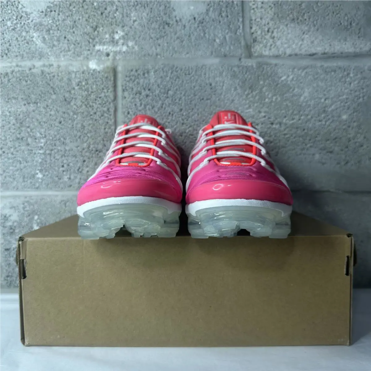 Nike shoes - Nike Air Vapormax Plus - Air Vapormax Plus - CZ7995-001 - Platinum Tint/Flash Crimson 1