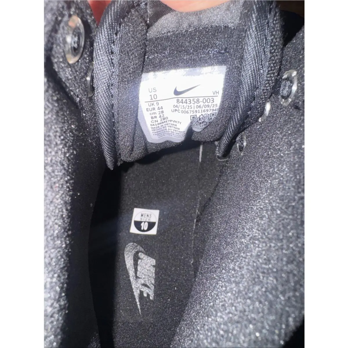 Nike shoes - Nike Manoadome - Manoadome - 844358-003 - Black (UPC: 0675911697948) 2