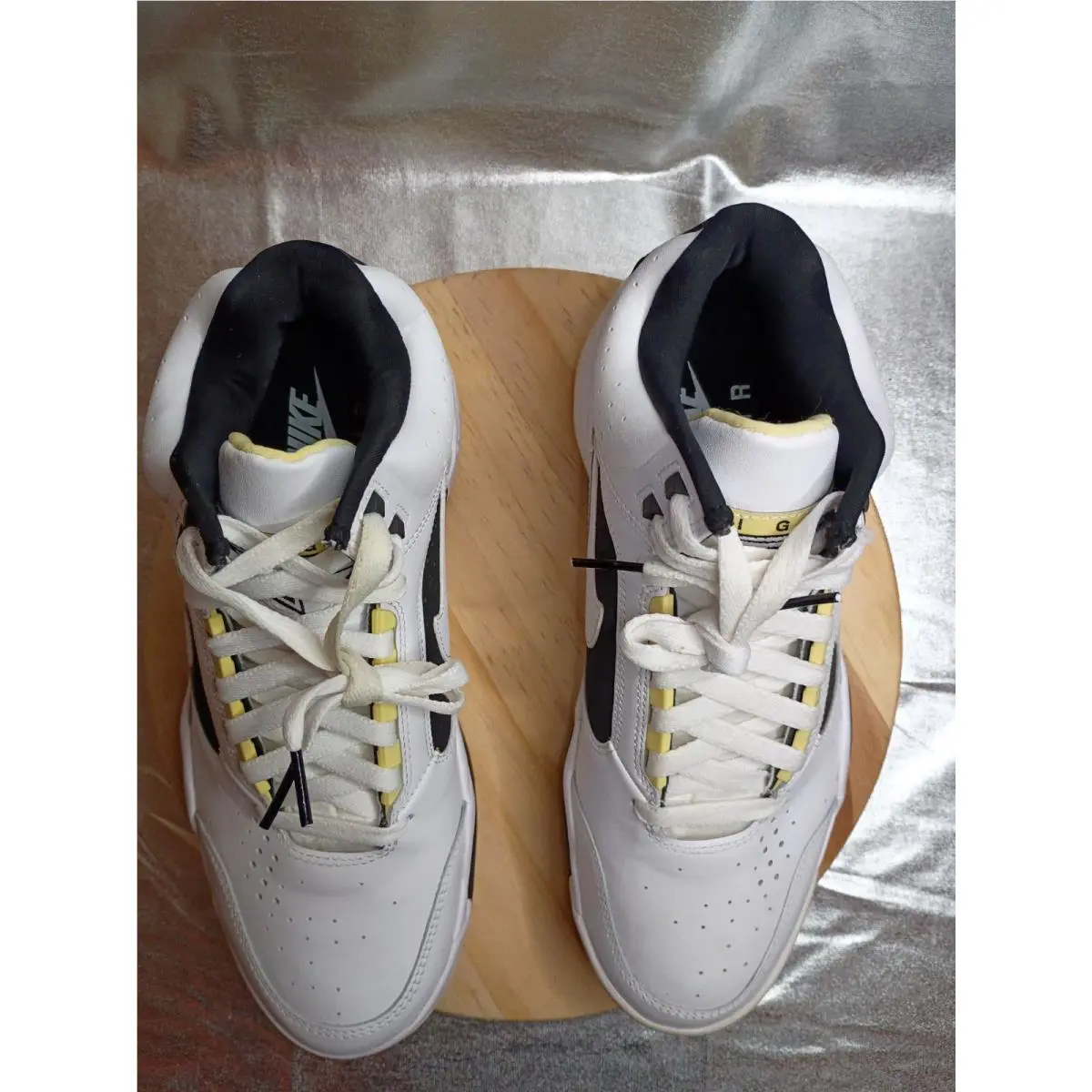 Nike shoes - Nike Air Flight Lite - Air Flight Lite - DV0824-100 - White-Lemon-Black 4