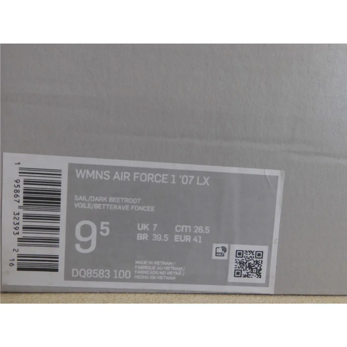 Nike shoes - Nike Air Force 1 `07 - DQ8583-100 - Sail (UPC: 195867323932) 3
