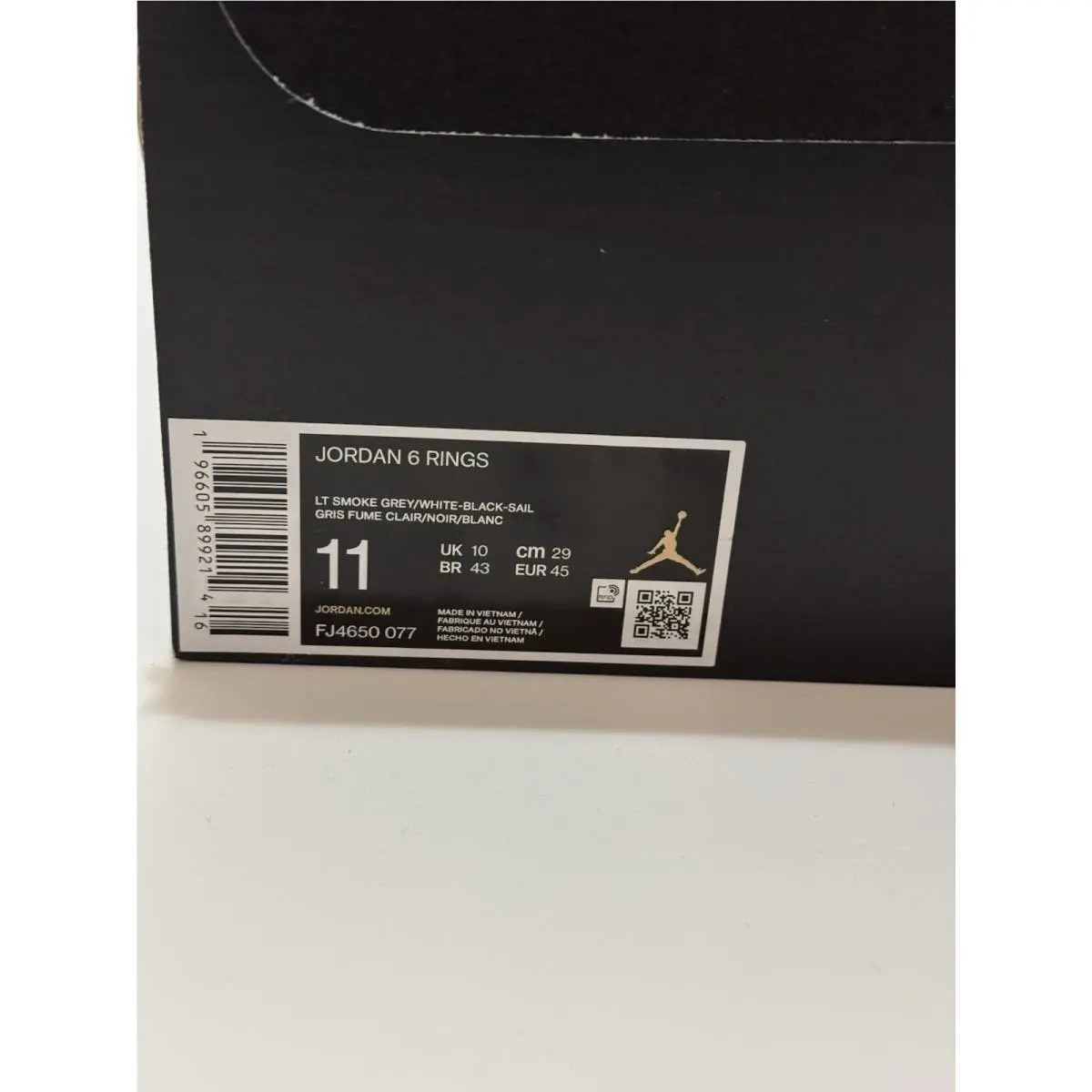 Nike shoes - Jordan 6 Rings - Rings - FJ4650-077 - Gray (UPC: 196605899214) 5