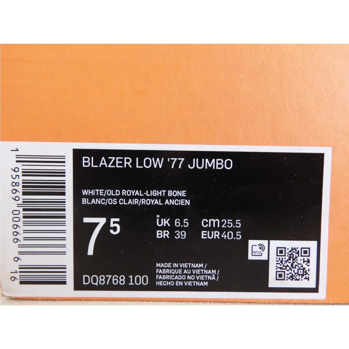 Nike shoes - Nike Blazer Low `77 - Blazer Low - DQ8768-100 - White 3