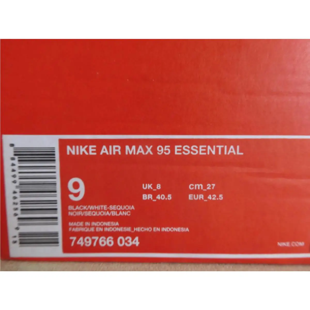 Nike shoes - Nike Air Max 95 - Air Max - 749766-034 - Black (UPC: 884499462569) 6