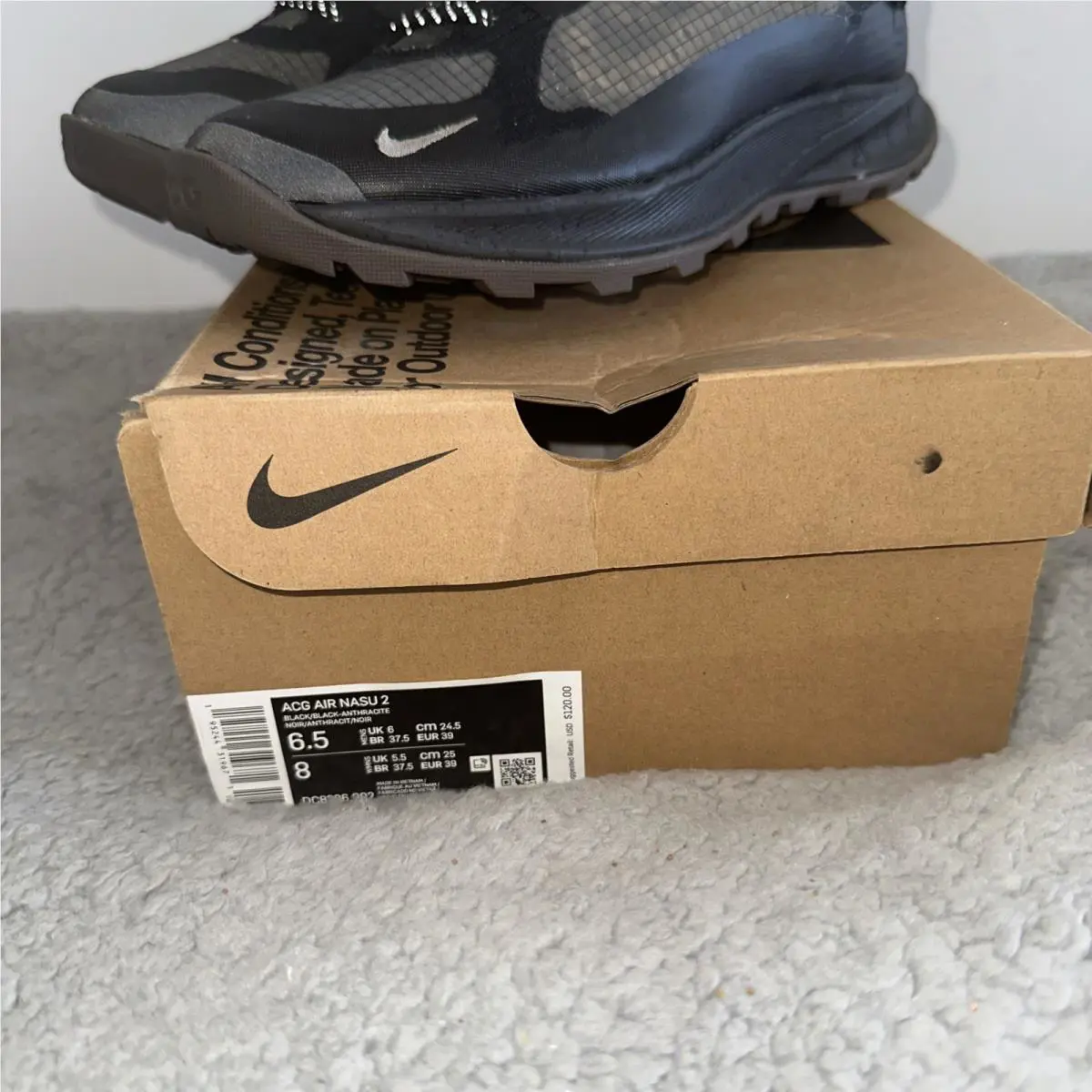 Nike shoes - Nike Air ACG Nasu 2 - DC8296-002 - Black 0