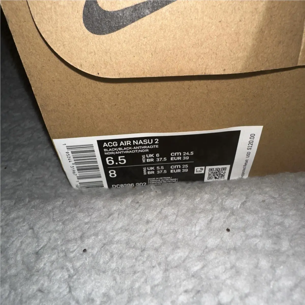 Nike shoes - Nike Air ACG Nasu 2 - DC8296-002 - Black 1