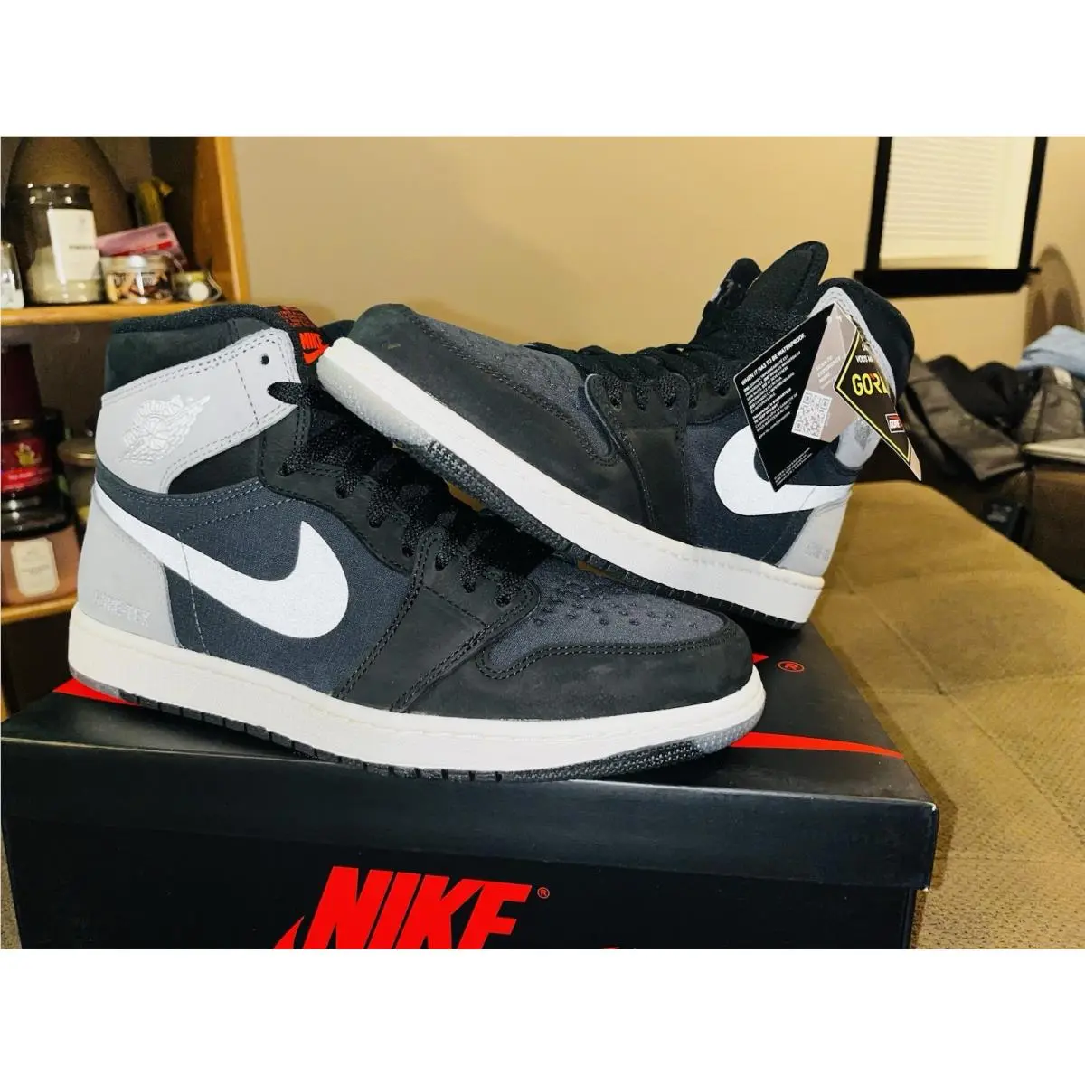 Nike shoes - Air Jordan 1 - Air - DB2889-001 - Black (UPC: 0195243074618) 14