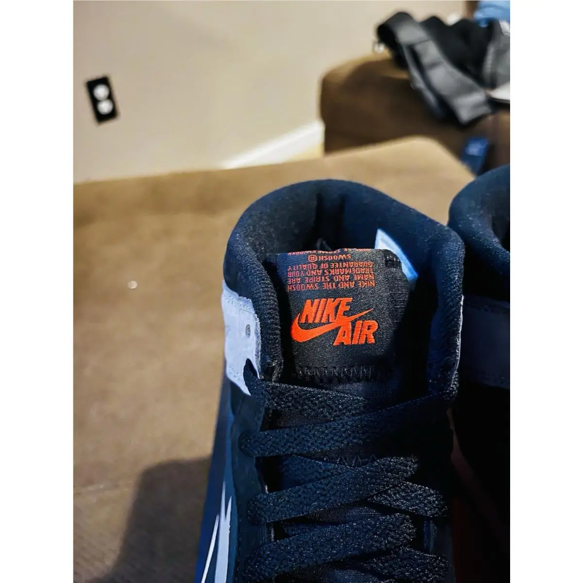 Nike shoes - Air Jordan 1 - Air - DB2889-001 - Black (UPC: 0195243074618) 0