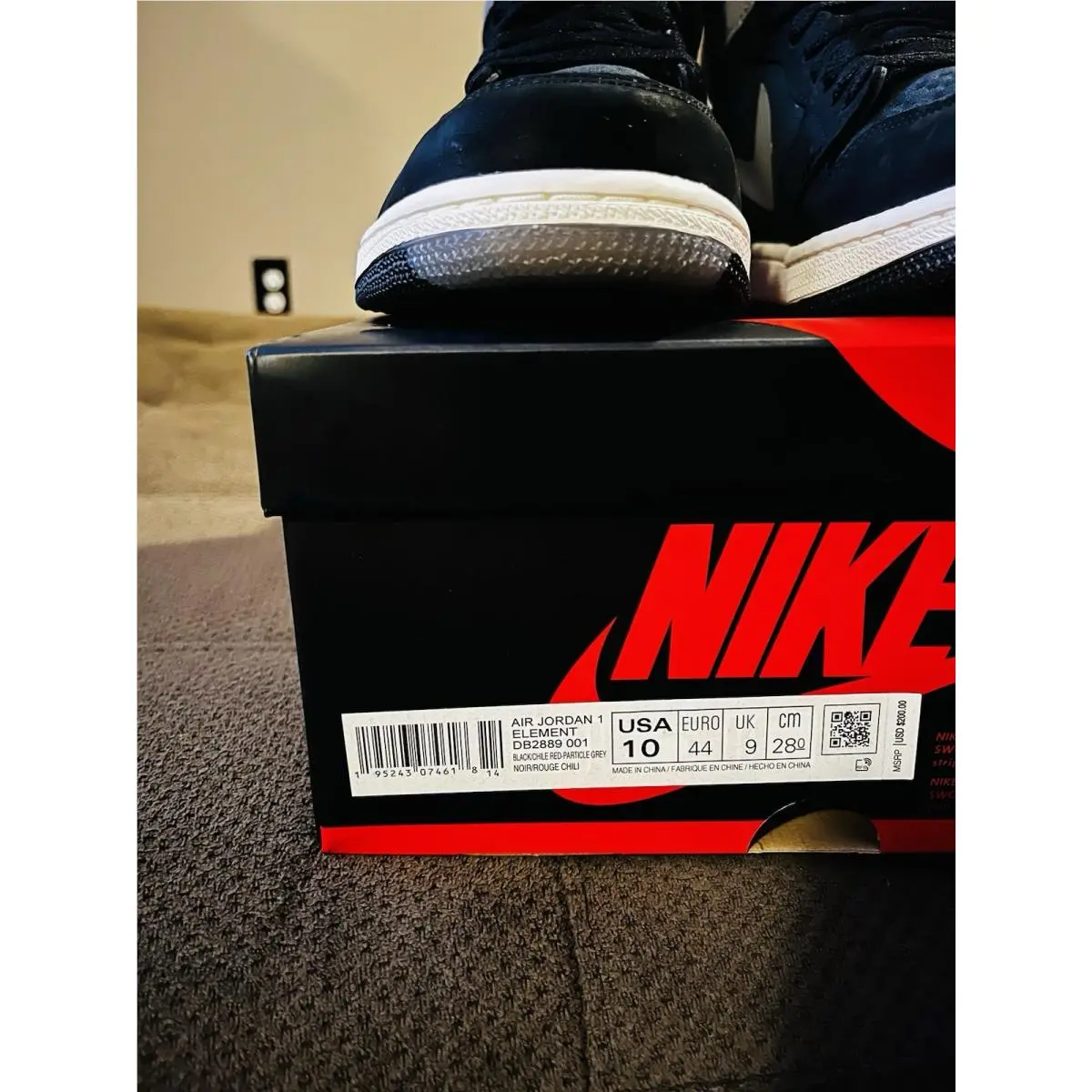 Nike shoes - Air Jordan 1 - Air - DB2889-001 - Black (UPC: 0195243074618) 1