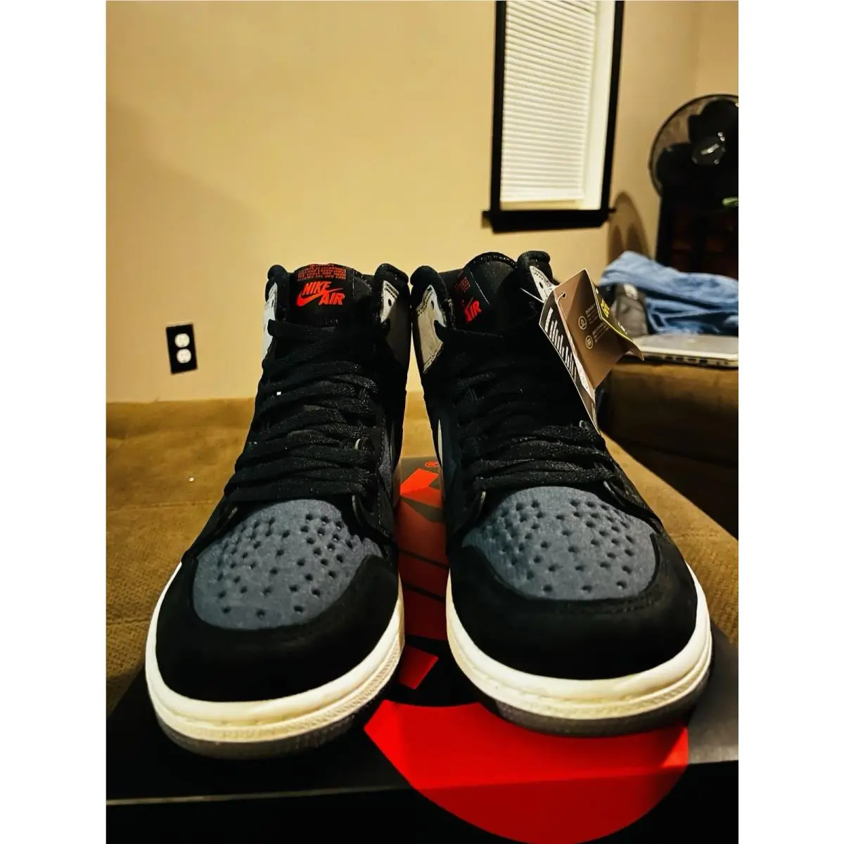 Nike shoes - Air Jordan 1 - Air - DB2889-001 - Black (UPC: 0195243074618) 3