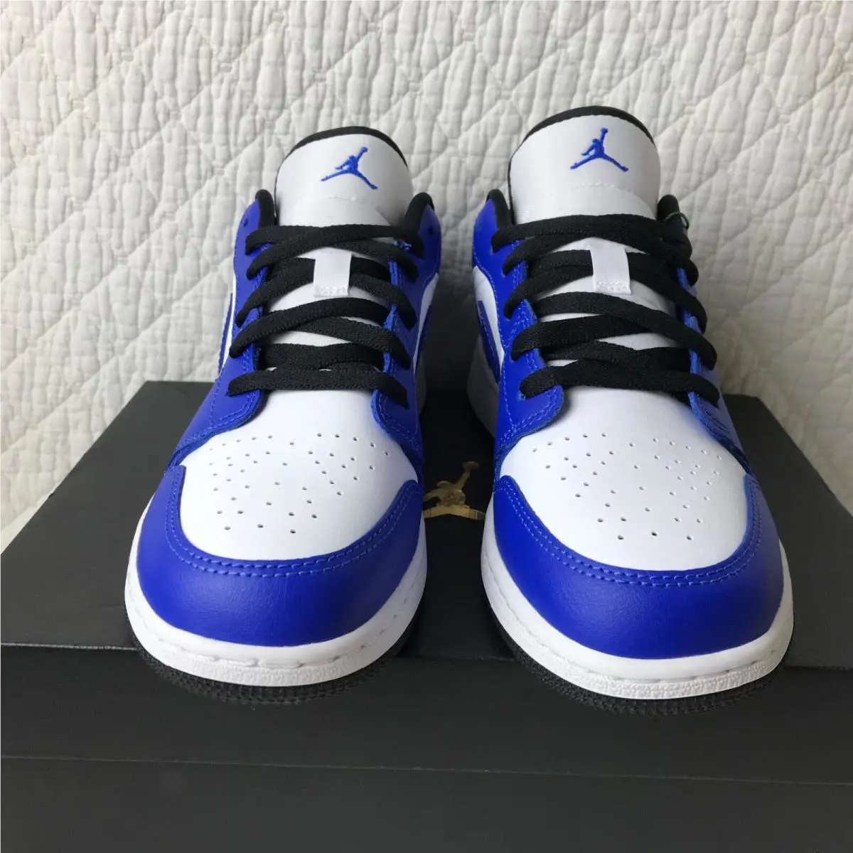 Nike shoes - Air Jordan 1 Low - Air Low - 553560-124 - White/Hyper Royal/Black 2