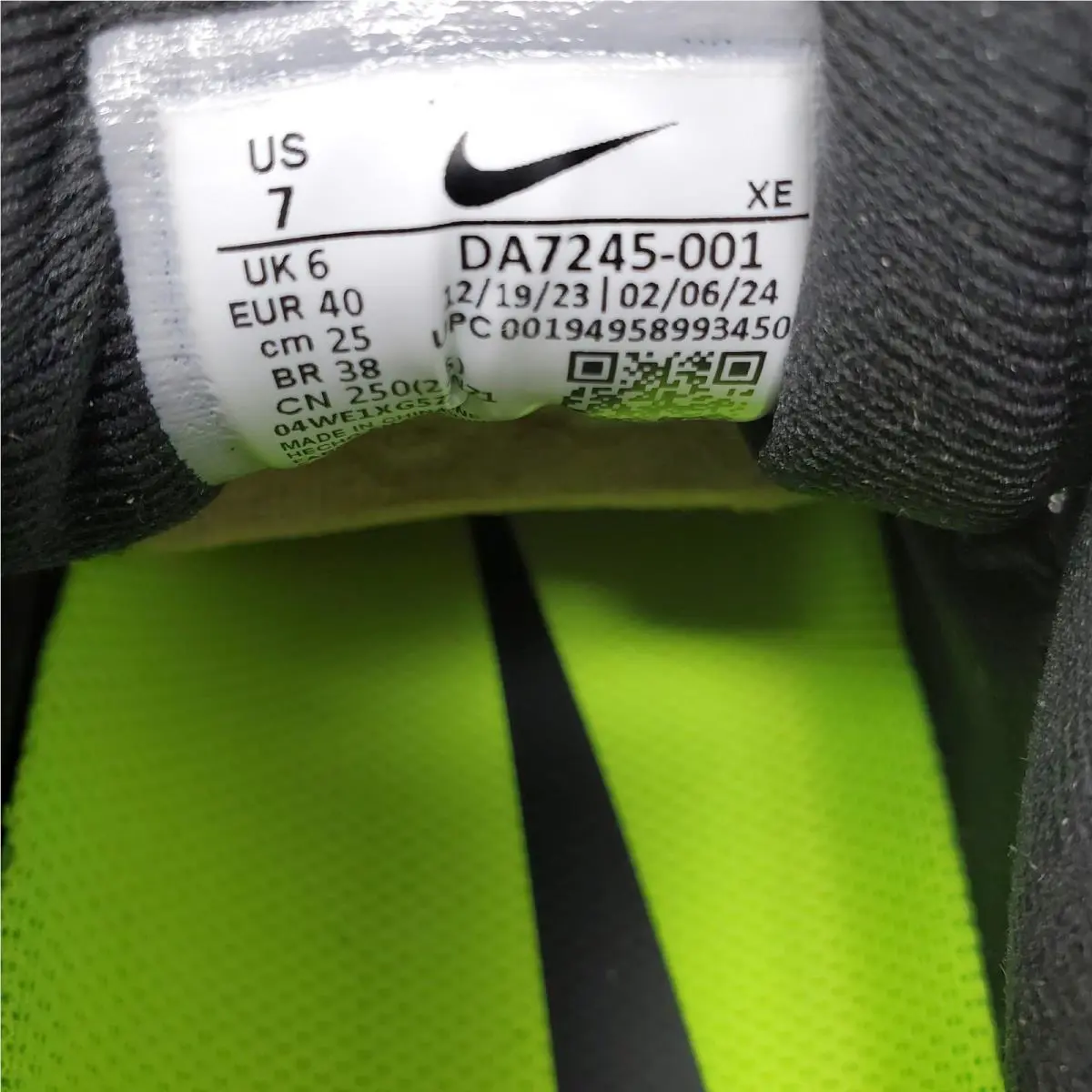 Nike shoes - Nike Air Zoom Vomero 16 - DA7245-001 - Black 8