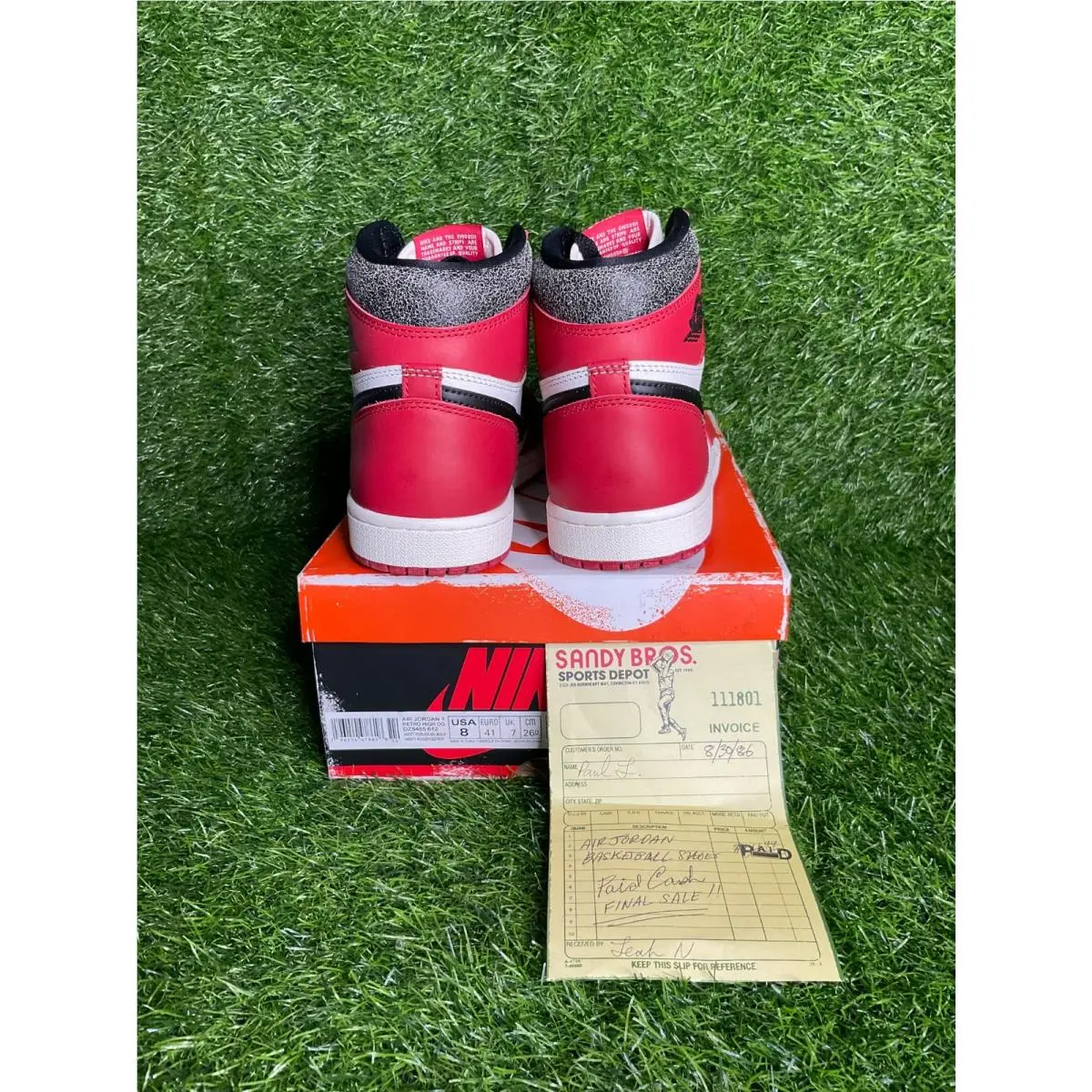 Nike shoes - Air Jordan 1 - Air - DZ5485-612 - Red (UPC: 00196154478618) 2