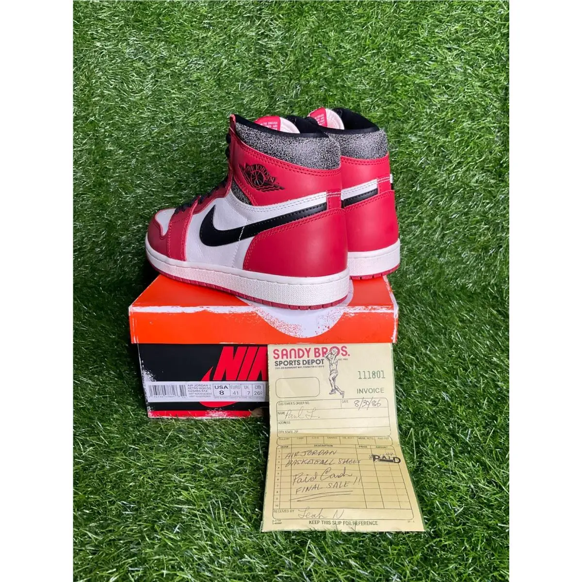 Nike shoes - Air Jordan 1 - Air - DZ5485-612 - Red (UPC: 00196154478618) 3