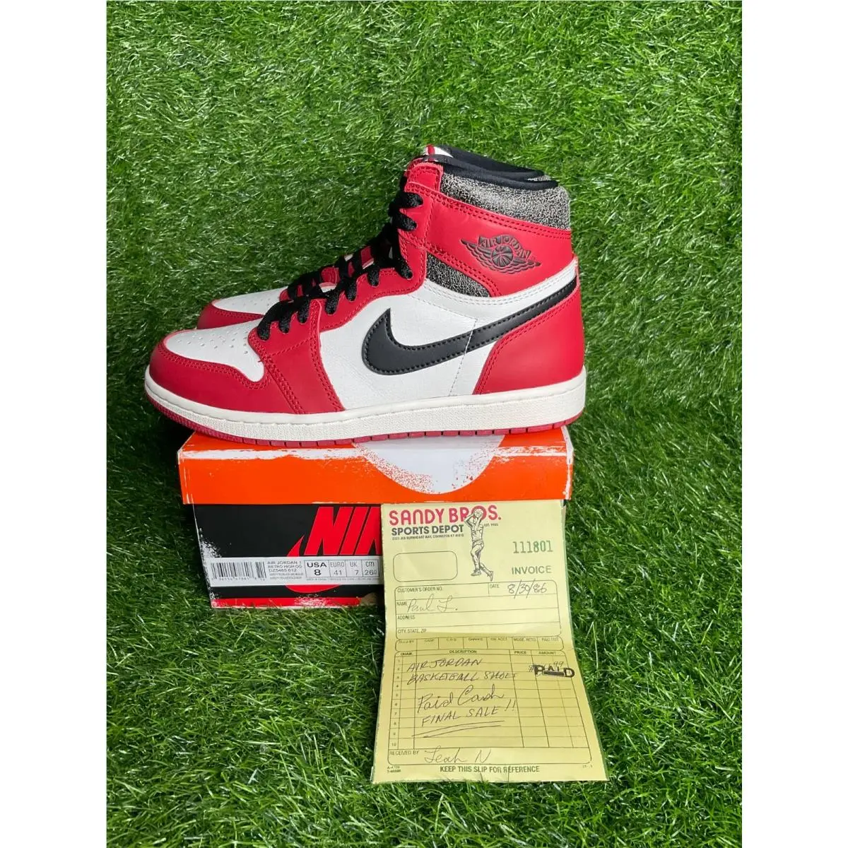 Nike shoes - Air Jordan 1 - Air - DZ5485-612 - Red (UPC: 00196154478618) 4