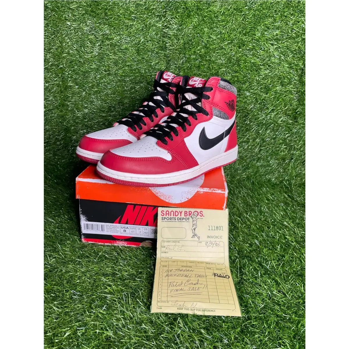 Nike shoes - Air Jordan 1 - Air - DZ5485-612 - Red (UPC: 00196154478618) 5