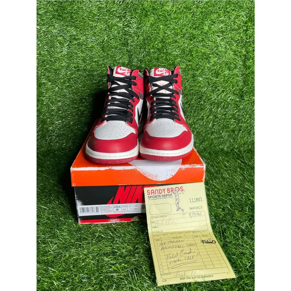 Nike shoes - Air Jordan 1 - Air - DZ5485-612 - Red (UPC: 00196154478618) 6