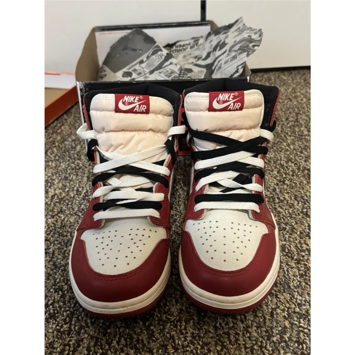 Nike shoes - Air Jordan 1 - Air - DZ5485-612 - Red, Manufacturer: Varsity Red/Black-Sail-Muslin 1