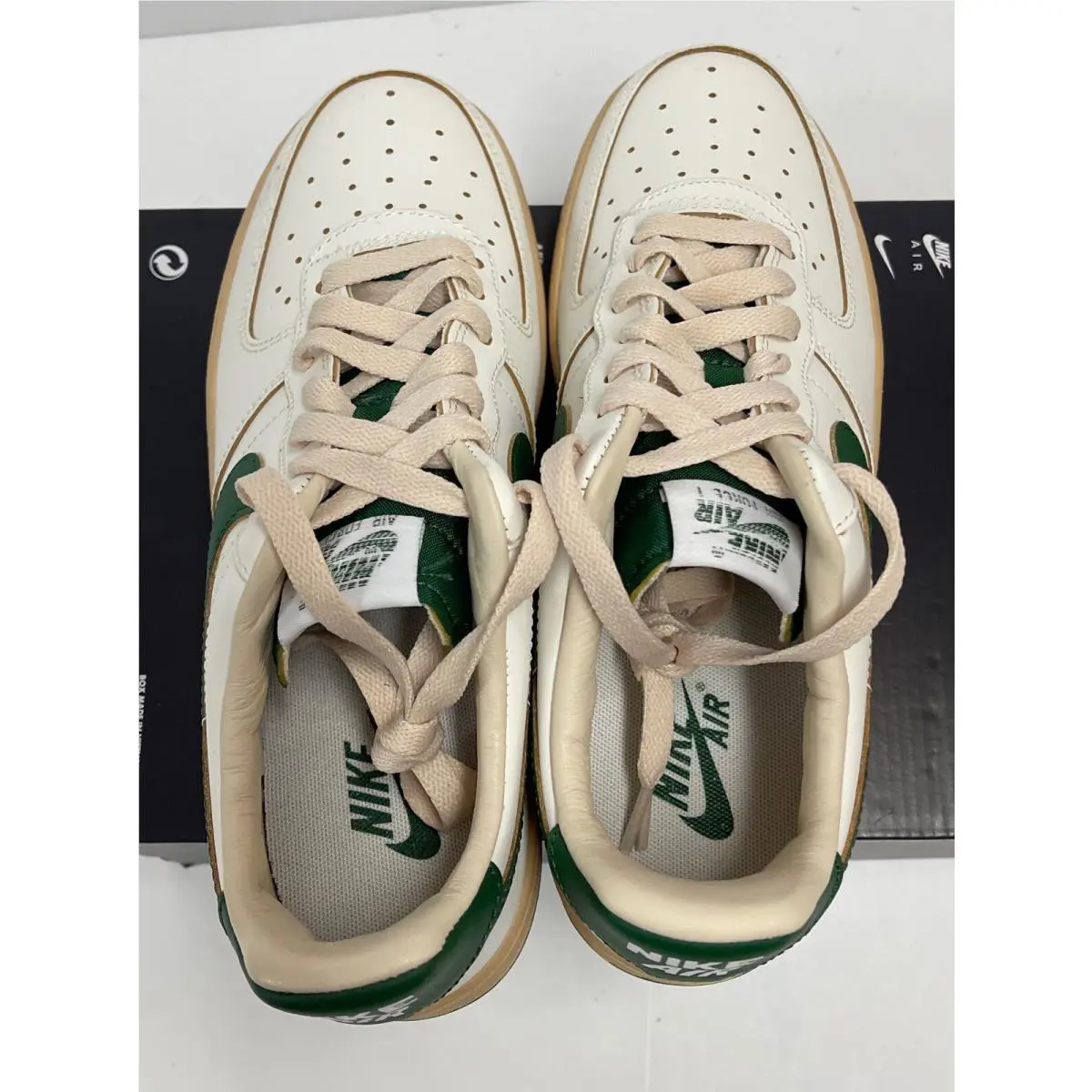 Nike shoes - WMNS Air Force 1 Low Green and Muslin - DZ4764-133 - SAIL/GORGE GREEN/SESAME/PEARL WHITE/WHITE (UPC: 196152482822) 0