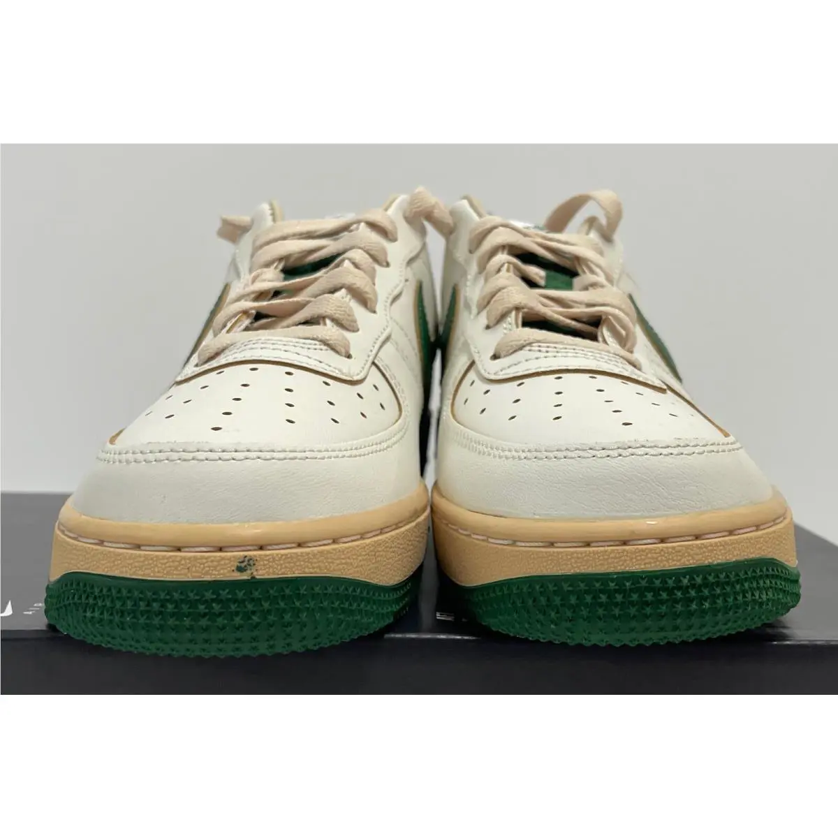 Nike shoes - WMNS Air Force 1 Low Green and Muslin - DZ4764-133 - SAIL/GORGE GREEN/SESAME/PEARL WHITE/WHITE (UPC: 196152482822) 4