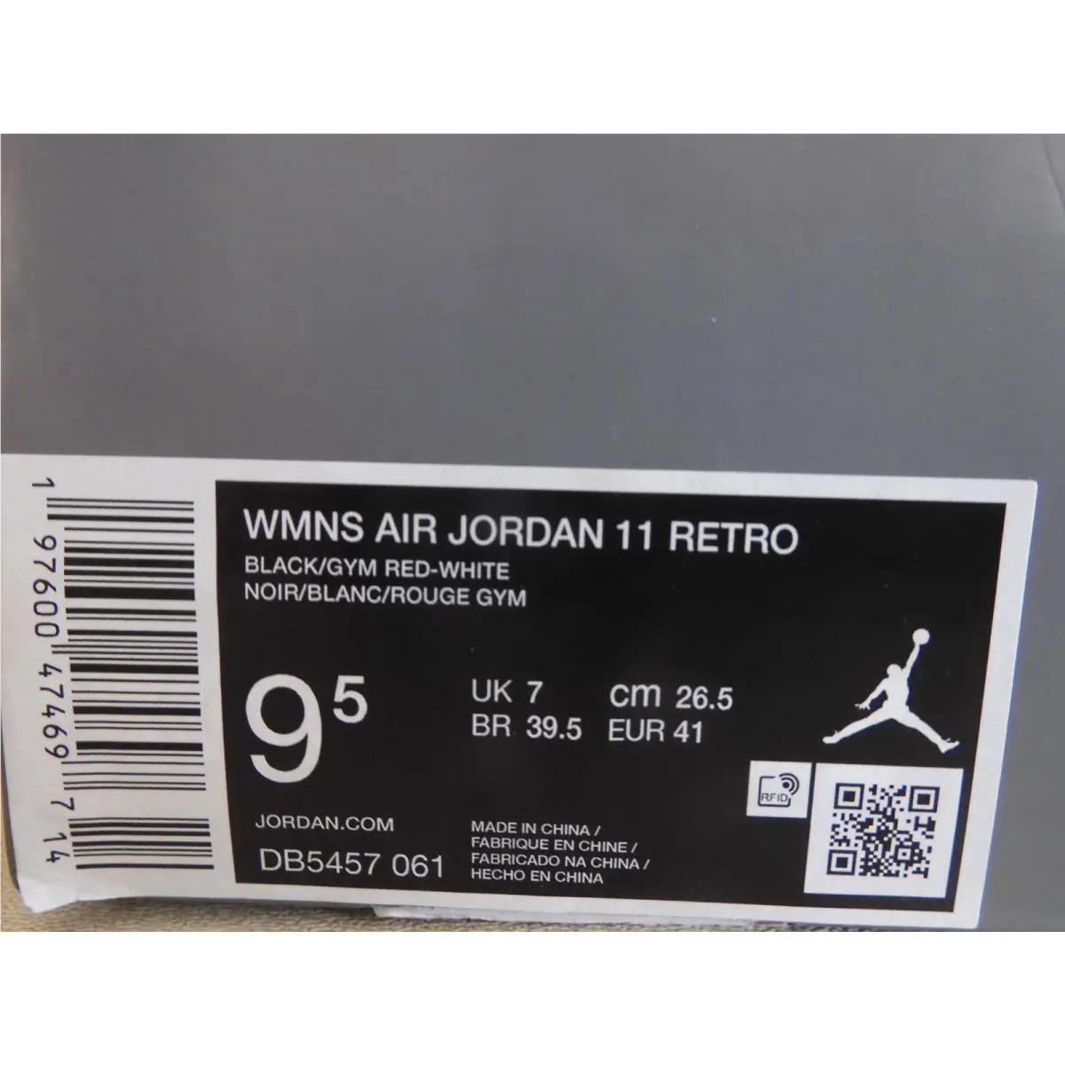 Nike shoes - Air Jordan 11 - Air - DB5457-061 - Black (UPC: 00197600474697) 7