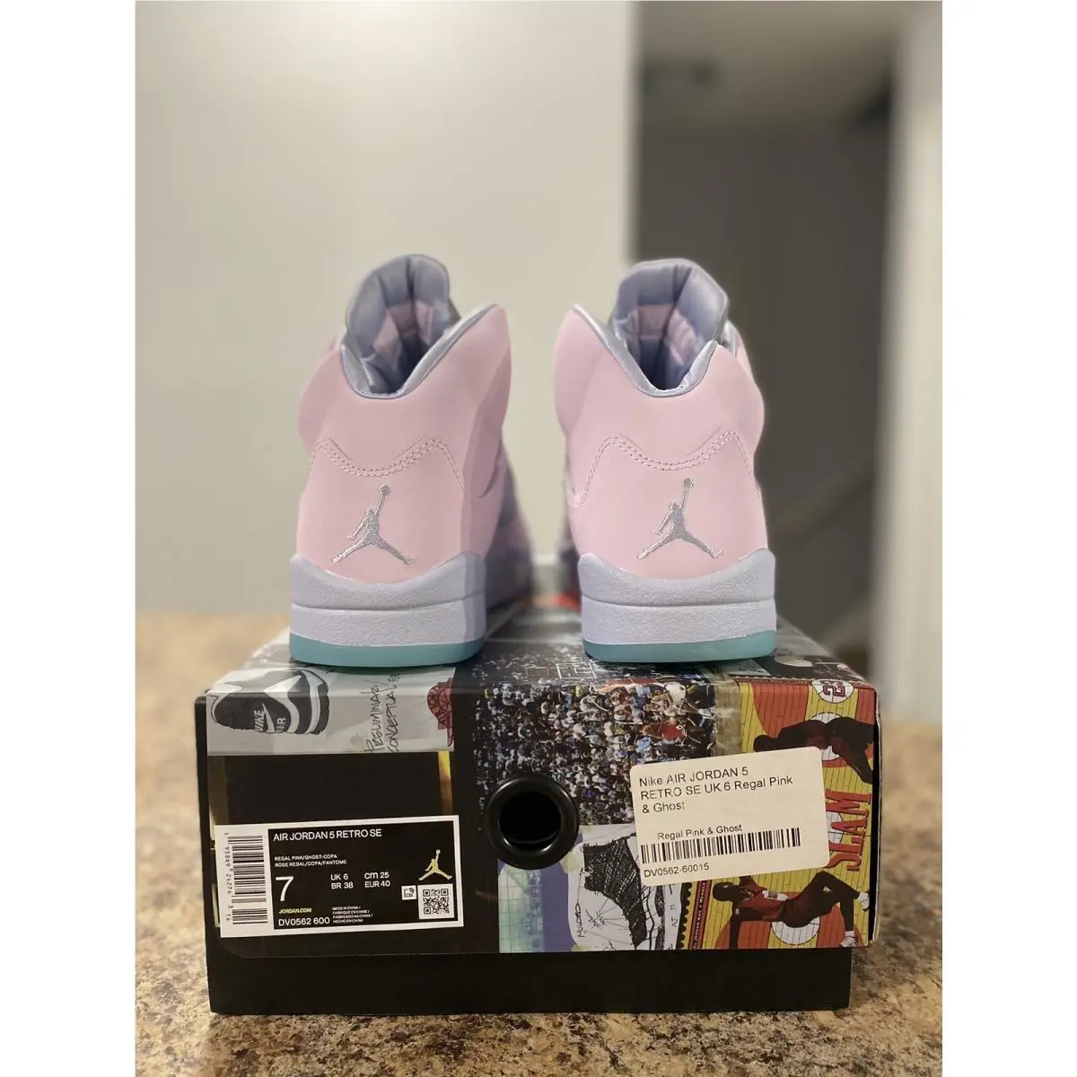 Nike shoes - Air Jordan 5 - Air - DV0562-600 - Pink (UPC: 0195869242743) 5