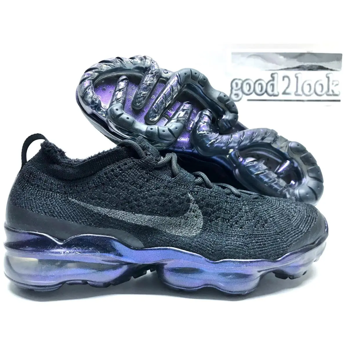 Nike Air Vapormax 2023 Flyknit Black Size Women 11.5 Men 10 FD3148-001
