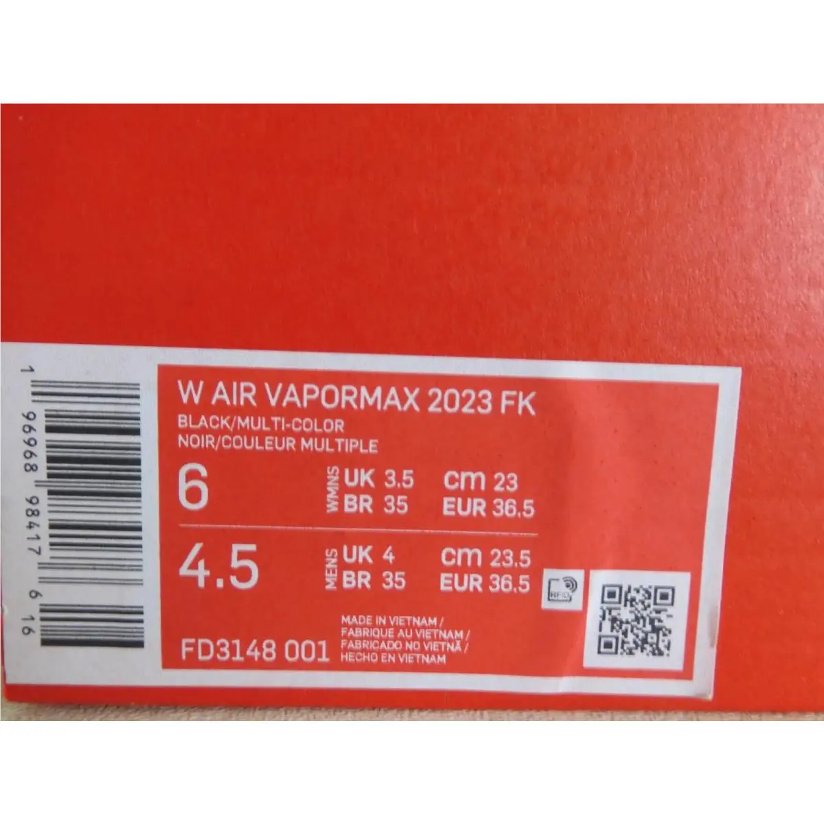 Nike shoes - Nike Air VaporMax Flyknit - Air VaporMax Flyknit - FD3148-001 - Black (UPC: 196968984176) 3
