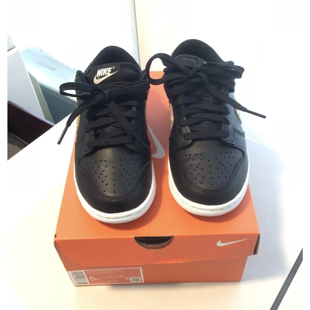 Nike shoes - Nike Dunk SE - Dunk - DD7099-001 - Black, Manufacturer: Black/Black/Multi-Color 1