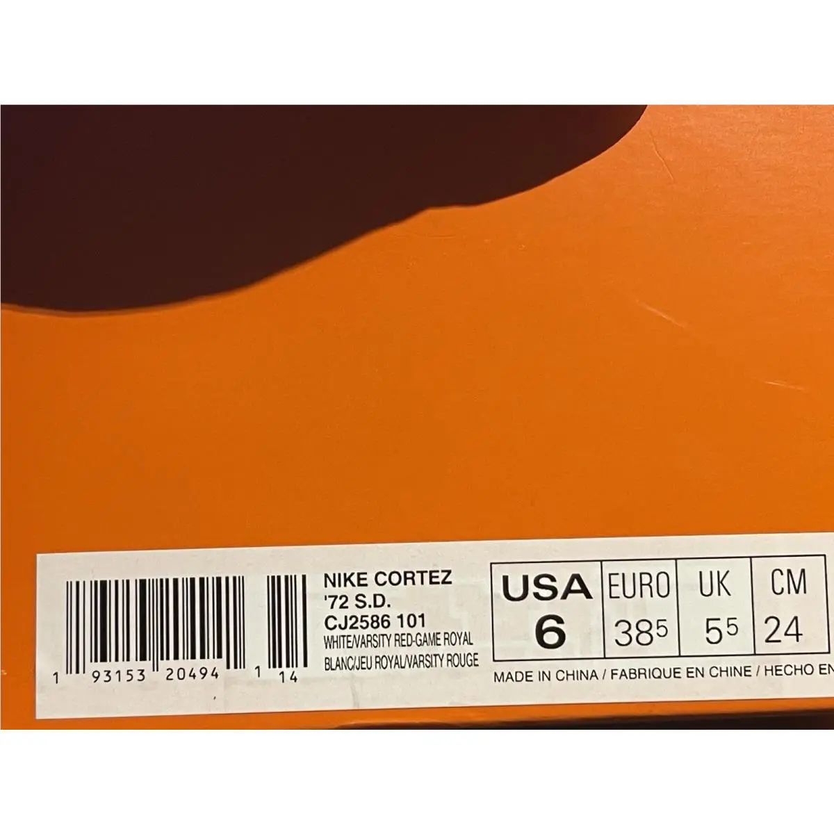 Nike shoes - Nike Cortez - Cortez - CJ2586-101 - White (UPC: 0193153204941) 3