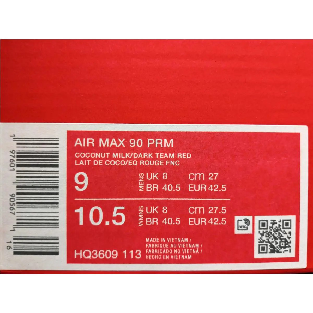 Nike shoes - Nike Air Max 90 - Air Max - HQ3609-113 - Multicolor (UPC: 197601905671) 3