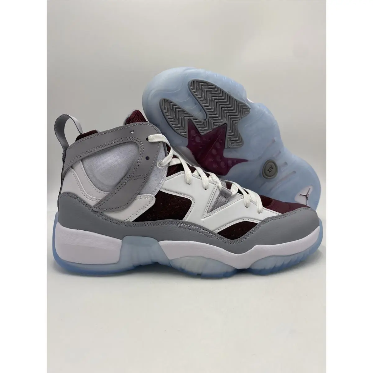 Nike Air Jordan Jumpman Two Trey White Cherrywood Red DO1925-103 Size 10.5