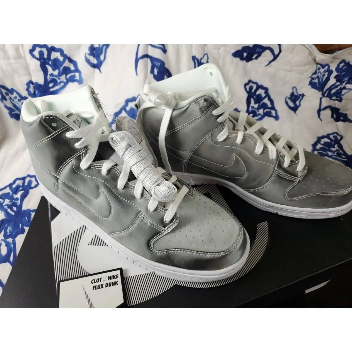 Nike shoes - CLOTxNIKE Dunk - CLOTx Dunk - DH4444-900 - Silver 0