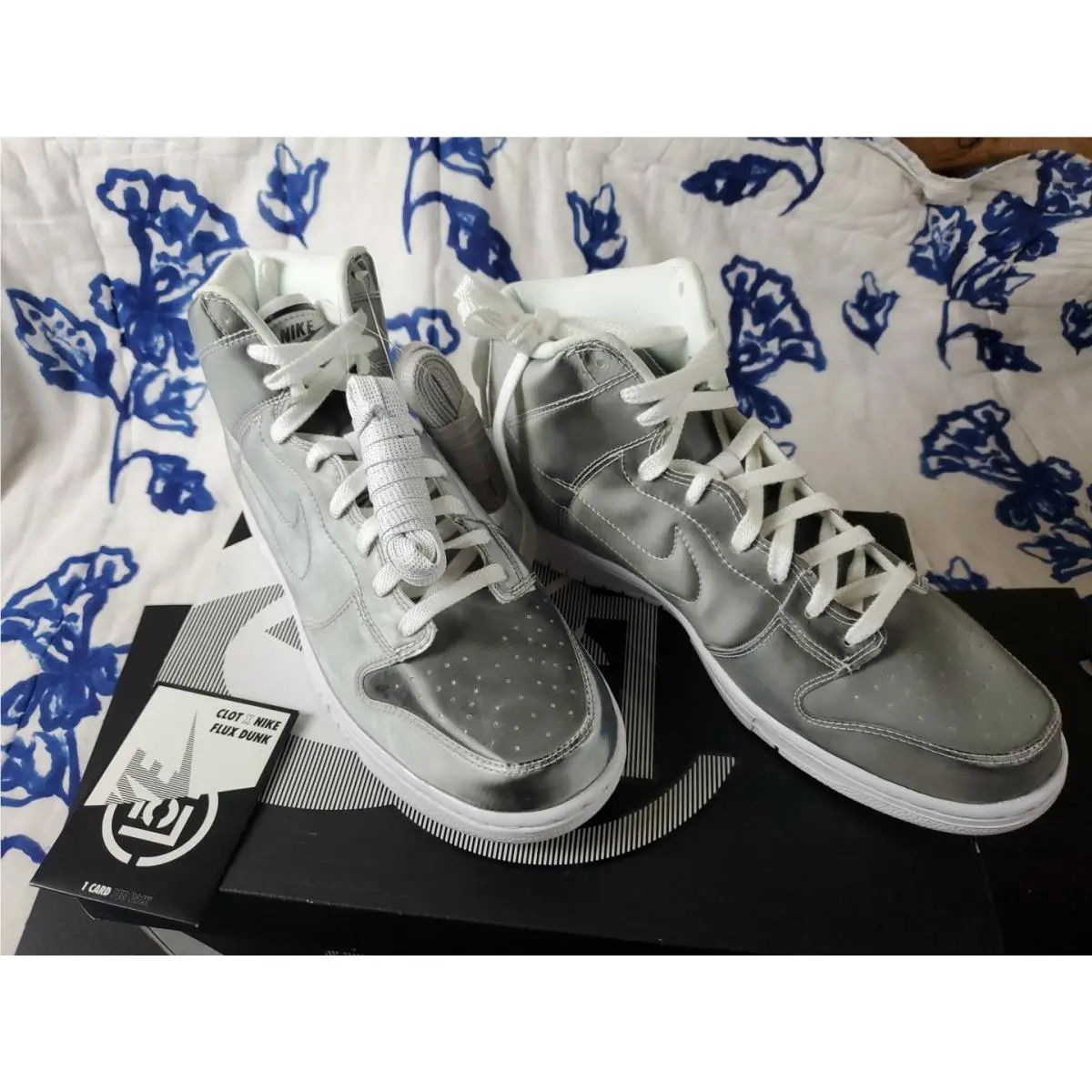 Nike shoes - CLOTxNIKE Dunk - CLOTx Dunk - DH4444-900 - Silver 1
