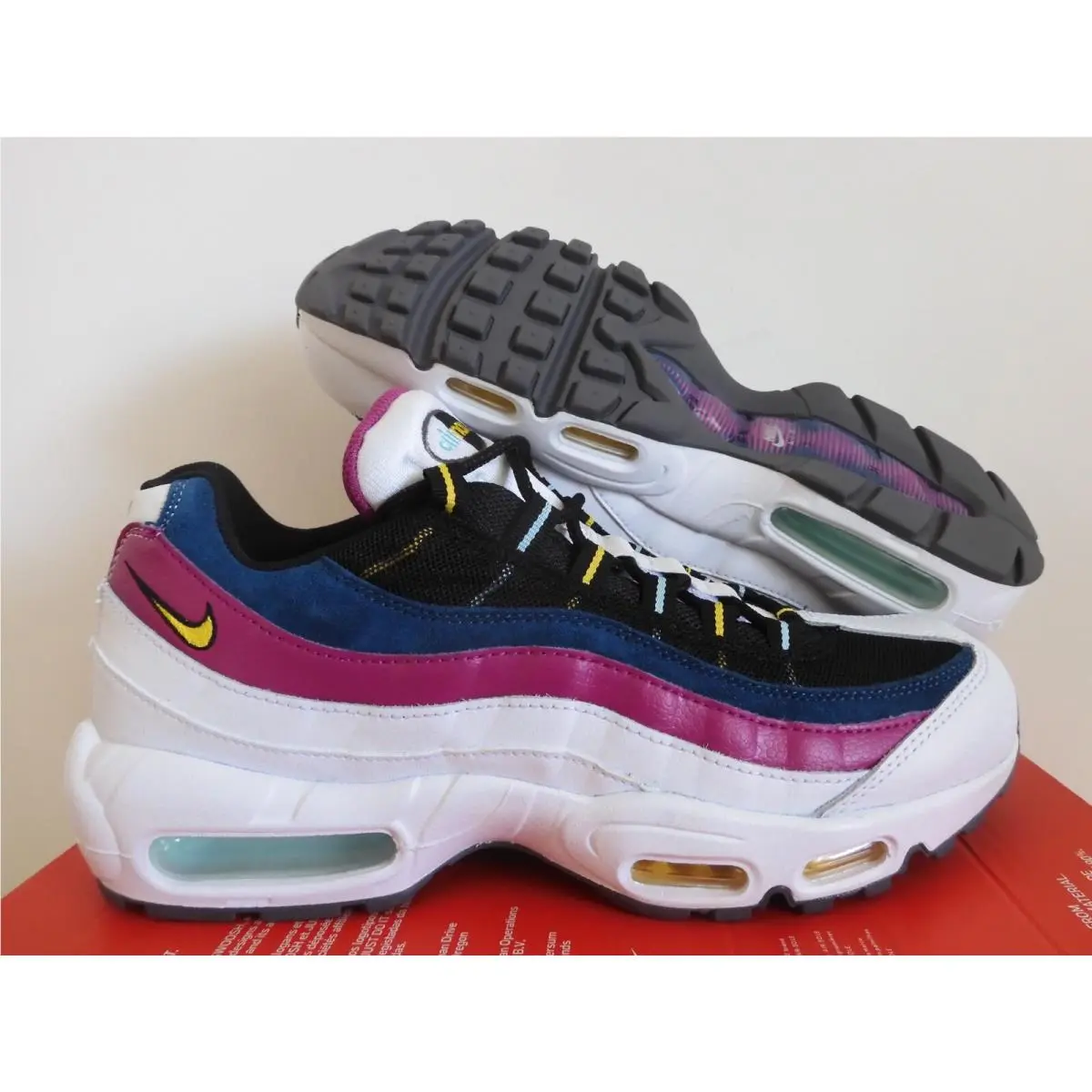 Nike Air Max 95 Cactus Flower White-speed Yellow Sz 10 DC1862-100