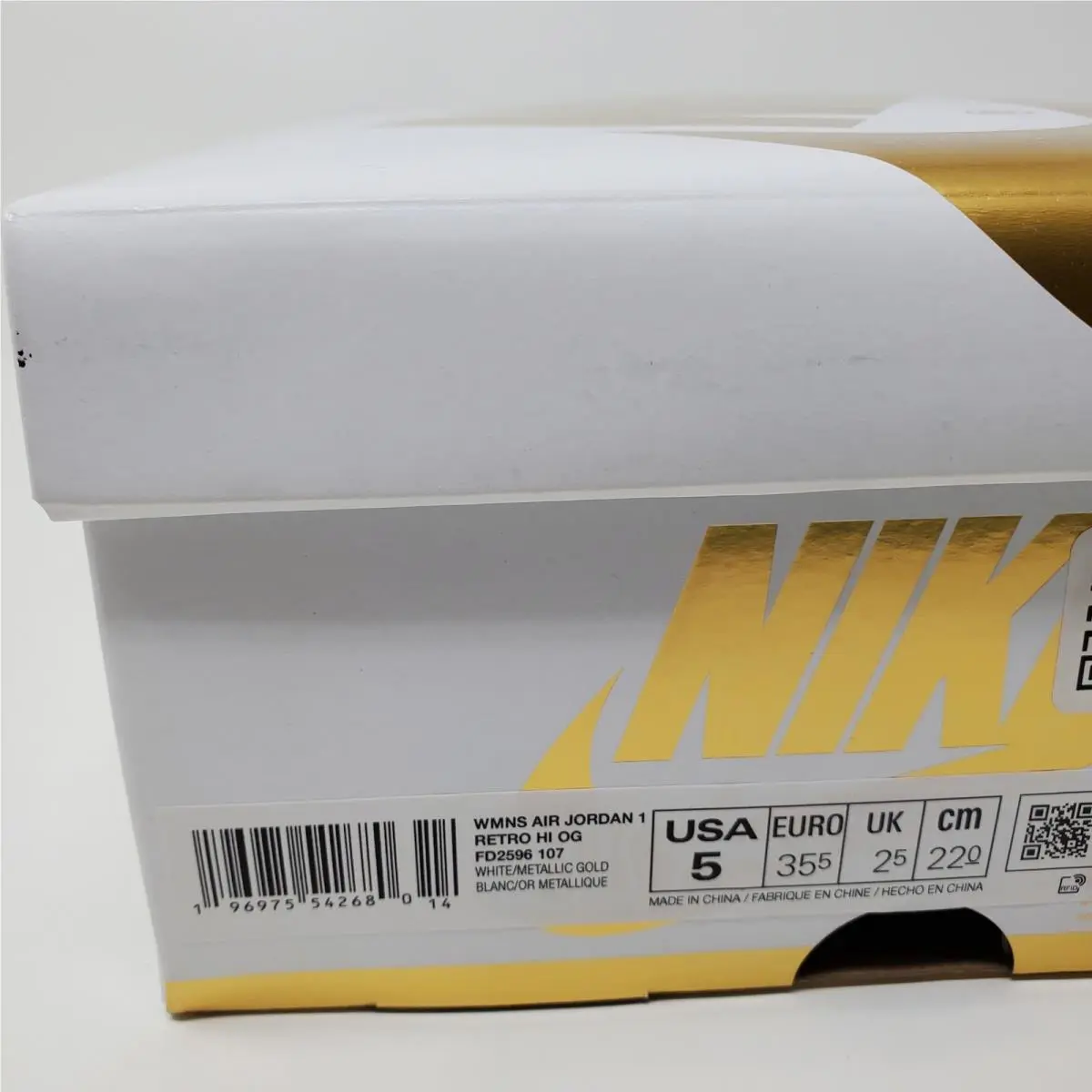 Nike shoes - Air Jordan 1 Retro High OG - FD2596-107 - Gold 9