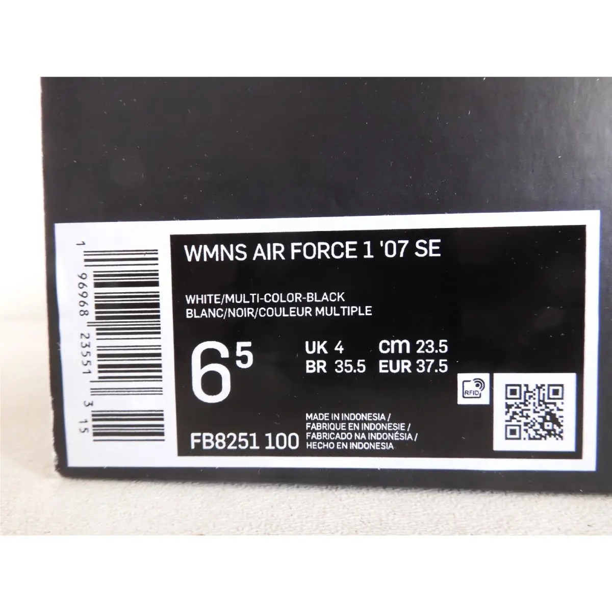 Nike shoes - Nike Air Force 1 `07 SE - FB8251-100 - White (UPC: 196968235513) 3