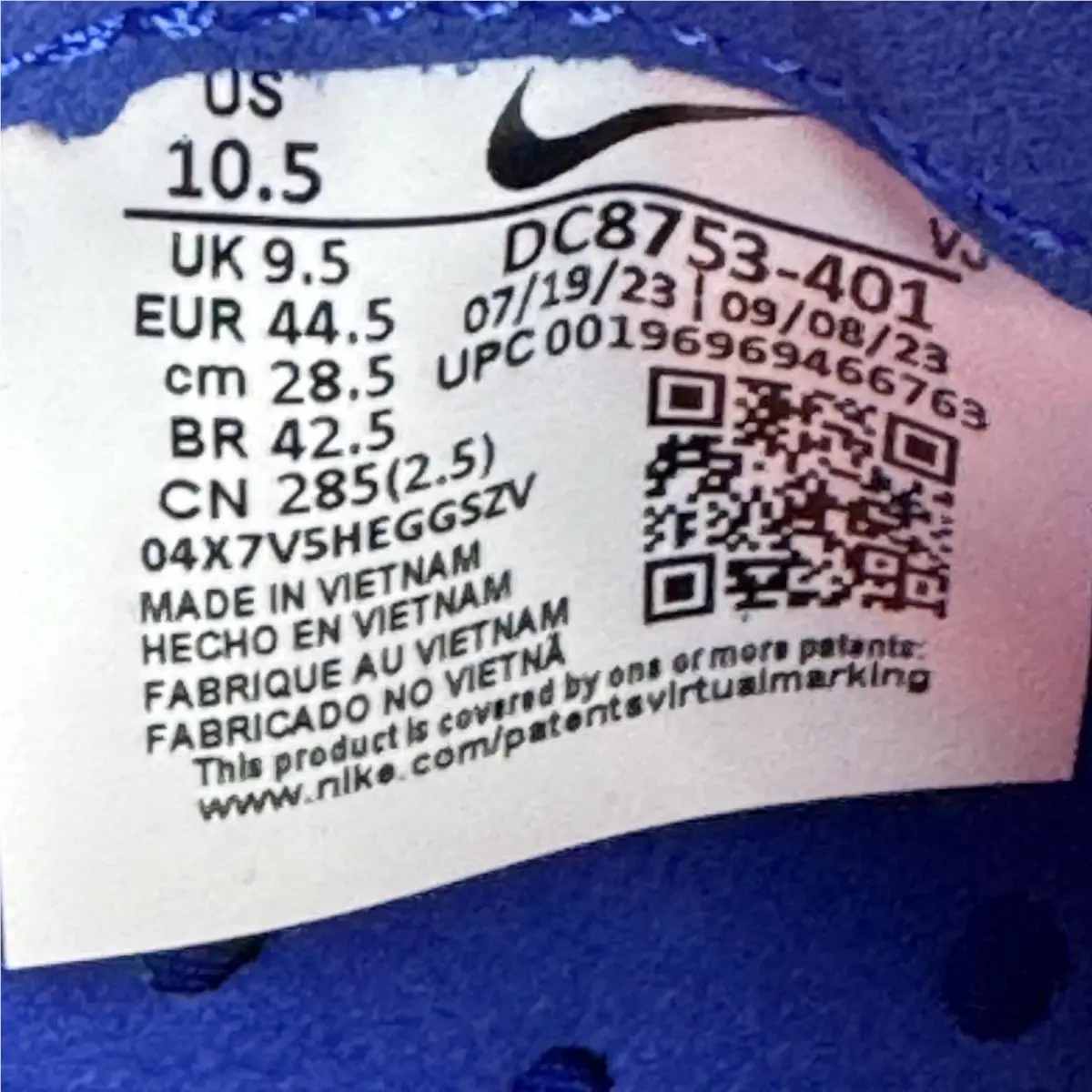 Nike shoes - Nike Zoom Vomero 5 - Zoom Vomero - DC8753-401 - Blue 7
