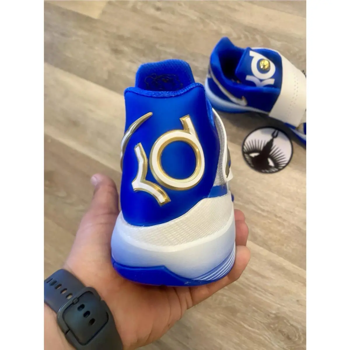 Nike shoes - Nike Zoom KD 4 - Zoom - FZ3540-400 - Hyper Royal / Summit White / Metallic Gold (UPC: 197863745527) 0