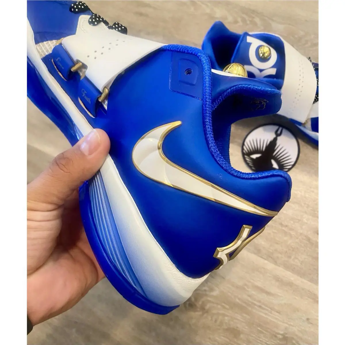 Nike shoes - Nike Zoom KD 4 - Zoom - FZ3540-400 - Hyper Royal / Summit White / Metallic Gold (UPC: 197863745527) 1