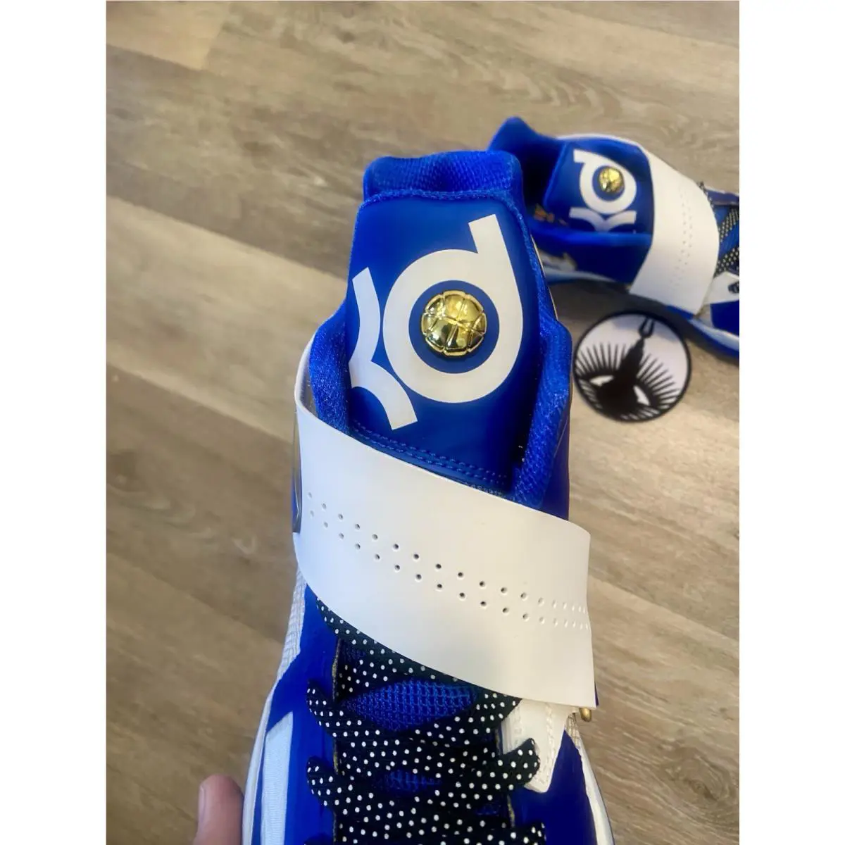Nike shoes - Nike Zoom KD 4 - Zoom - FZ3540-400 - Hyper Royal / Summit White / Metallic Gold (UPC: 197863745527) 6