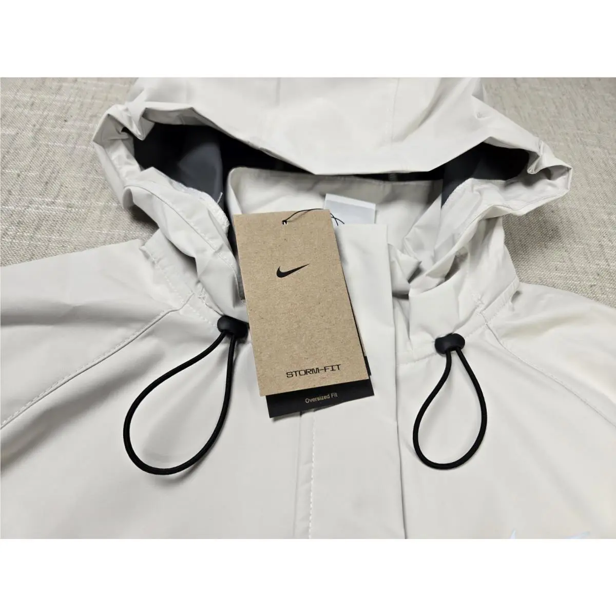 Nike clothing - Nike Storm Fit Swift Running Jacket - FB7492-110 - Light Beige Black 6