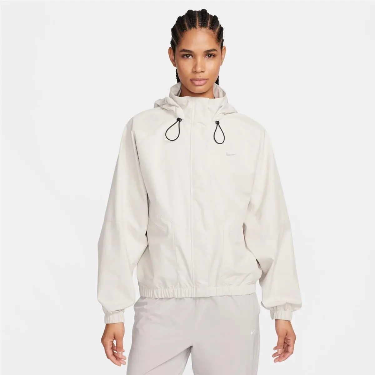 Nike clothing - Nike Storm Fit Swift Running Jacket - FB7492-110 - Light Beige Black 7
