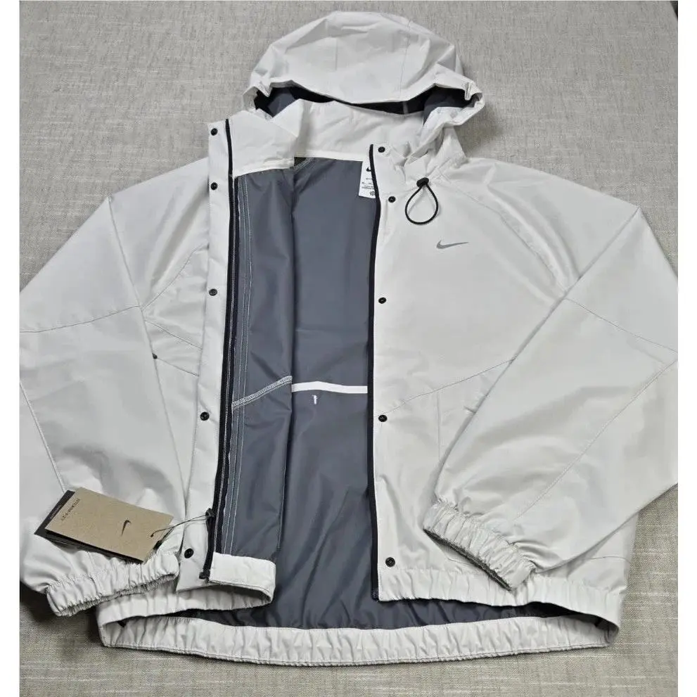 Nike clothing - Nike Storm Fit Swift Running Jacket - FB7492-110 - Light Beige Black 0