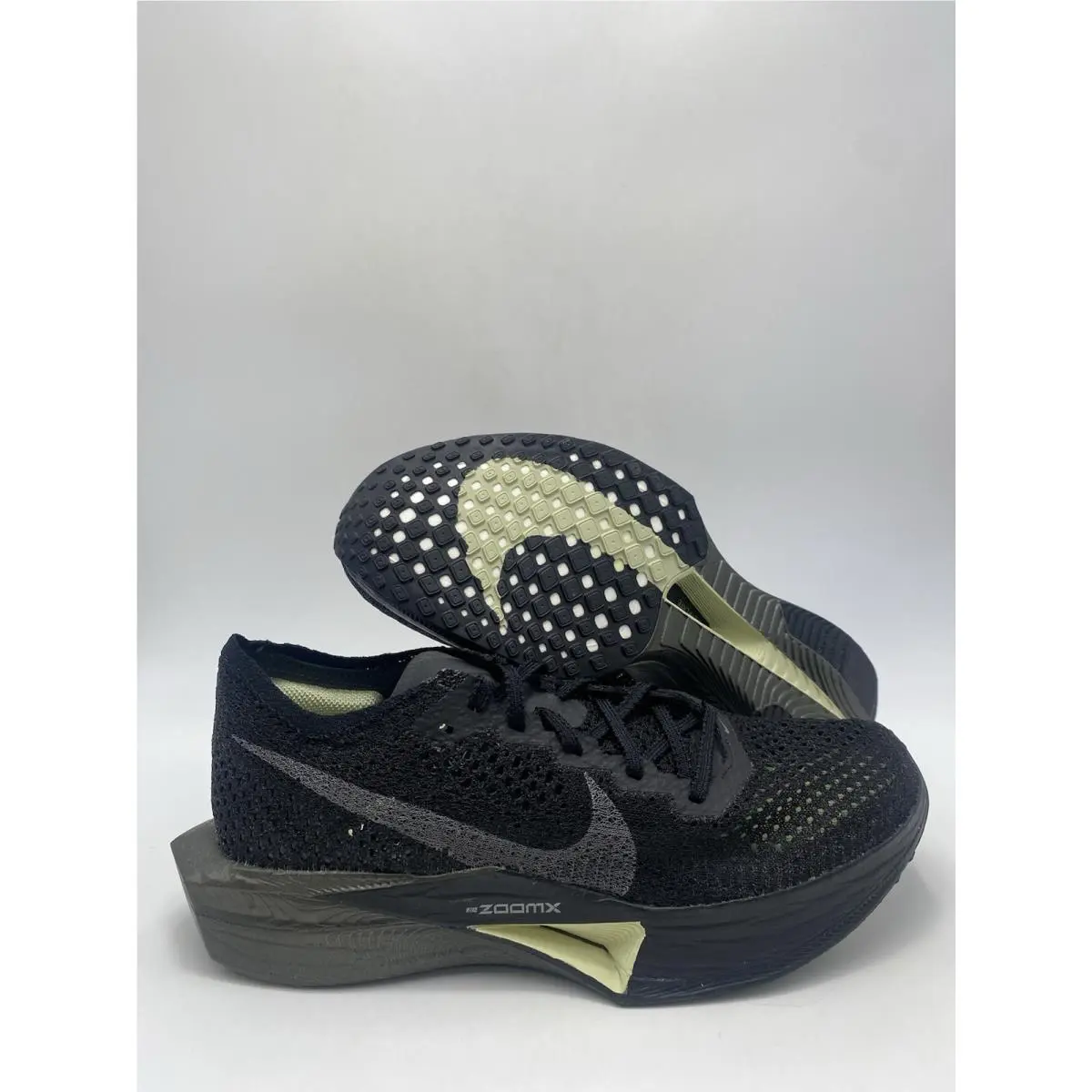 Nike Zoomx Vaporfly Next% 3 FK Black Mtlc Medium Ash HV6351 001 Men`s Size 7.5