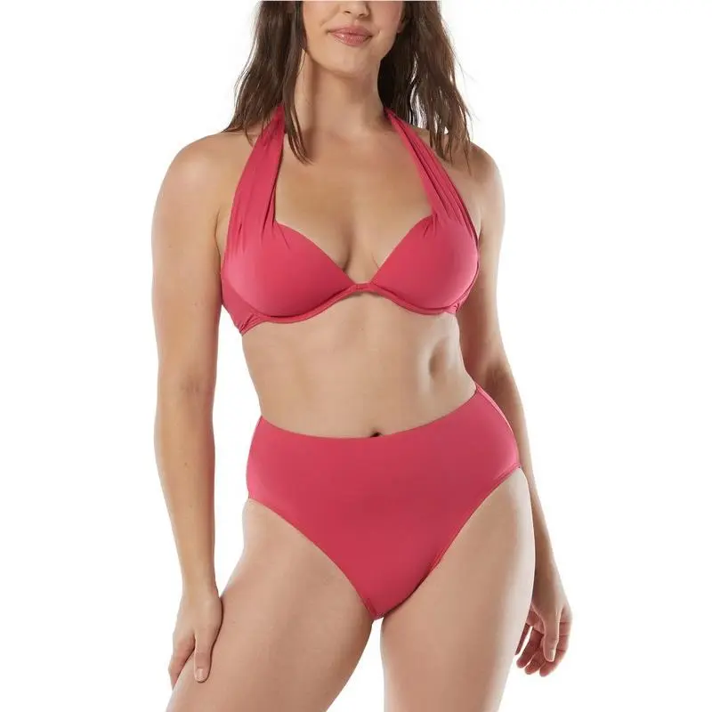 Coco Reef Women`s Cameo Underwire Halter Bikini Top Dragonfruit 16/40C