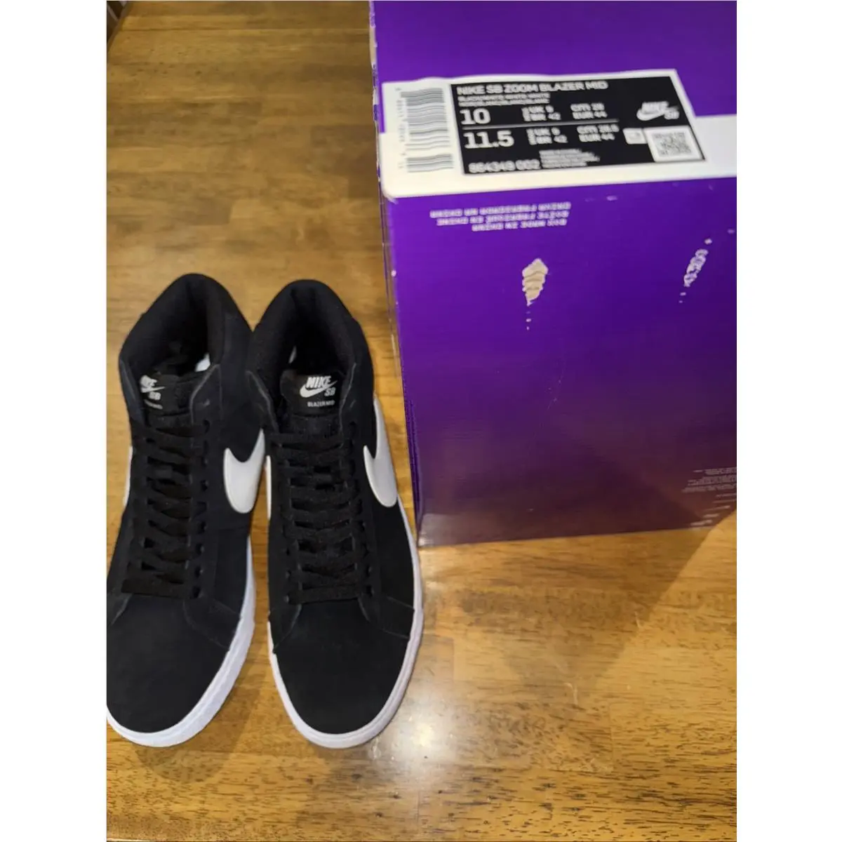 Nike shoes - Nike Blazer - Blazer - 864349-002 - Black (UPC: 0888411185666) 6