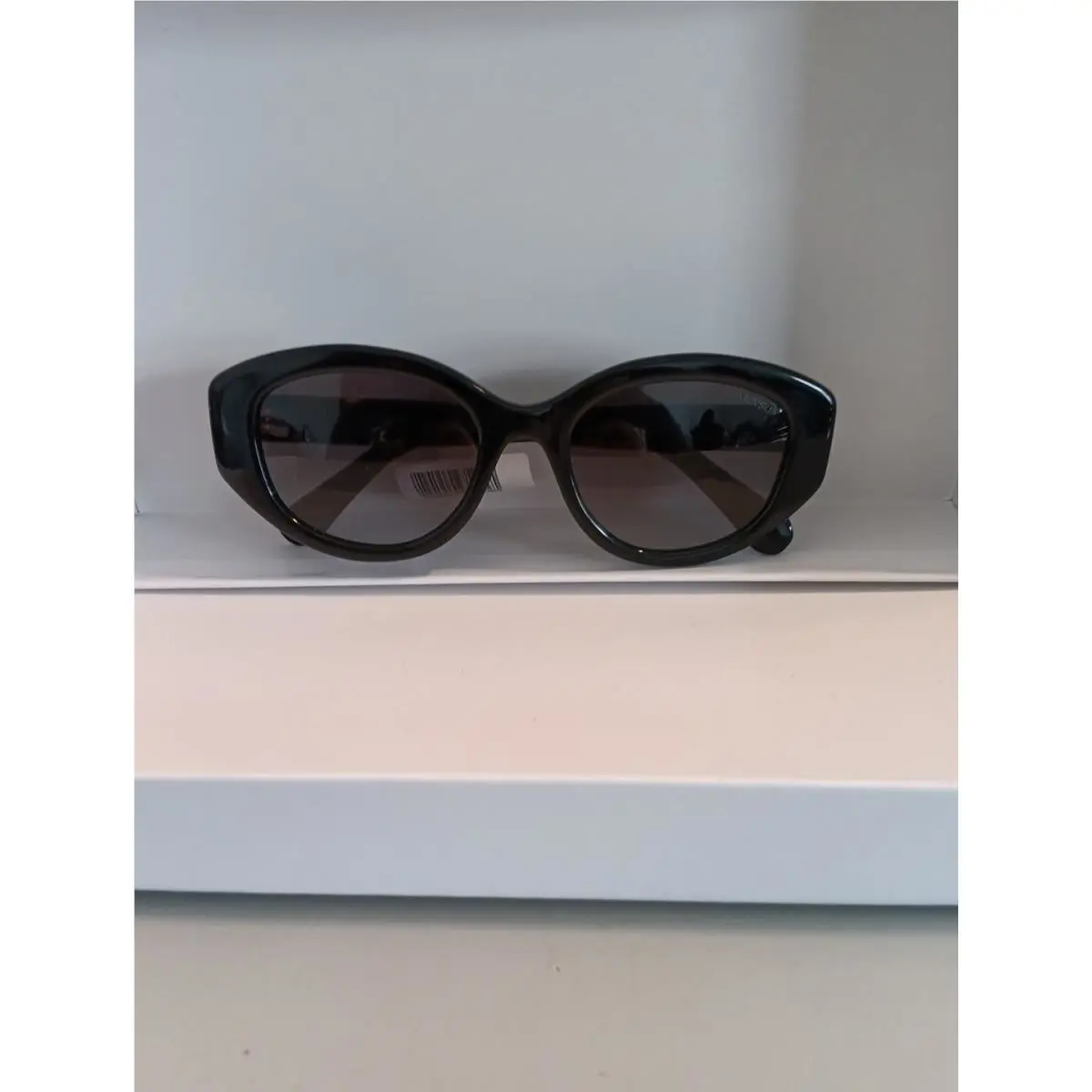 Swarovski SK6005 10018G Sunglasses Women`s Black/grey Gradient Oval Shape 53/20